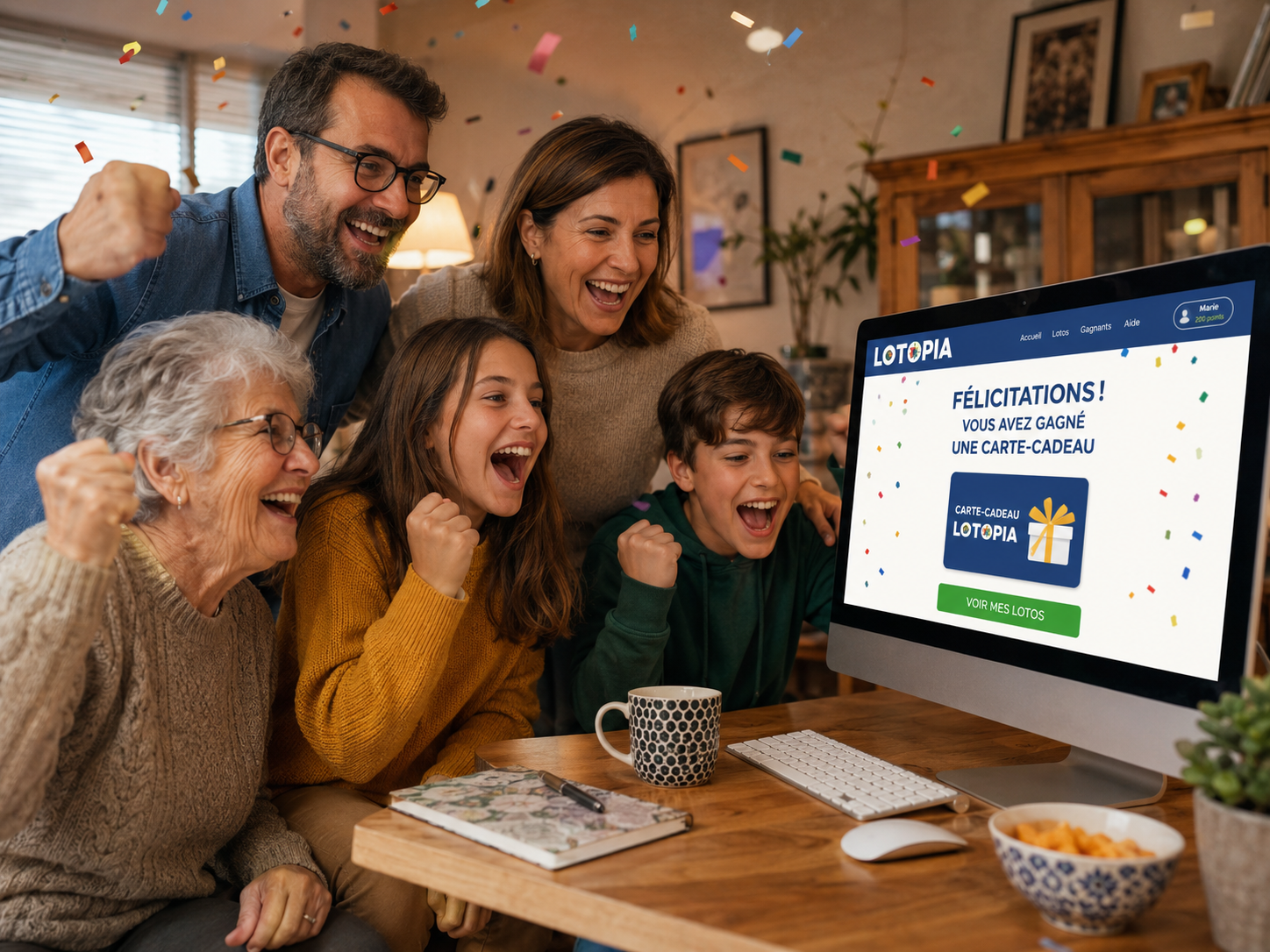 Ambiance d’une soirée loto